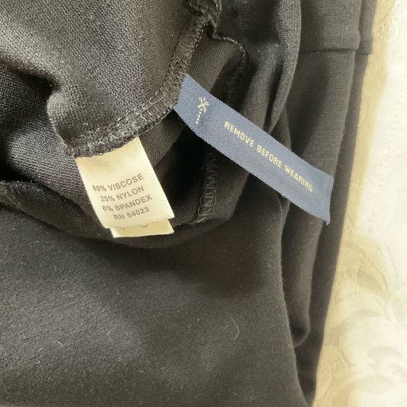 Banana Republic Sleeveless Dress Stretch Black Side Zip Women’s Size 4 NWOT - Picture 10 of 10